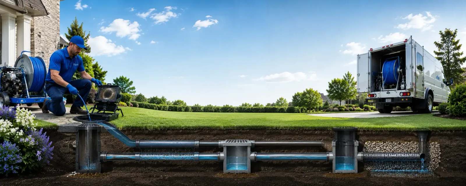 Outdoor drain cleaning information for Golden City, MO